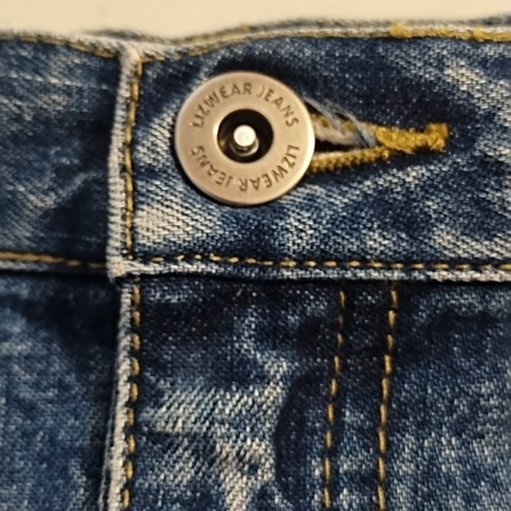 Liz Claiborne 10 Denim 5 pocket Classic Skirt - Picture 5 of 11
